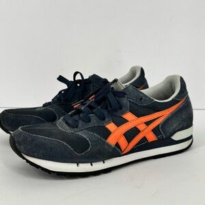 Onitsuka Tiger Alvarado Indian Ink Blue Orange Sneaker Size 7.5 US 40.5 Euro